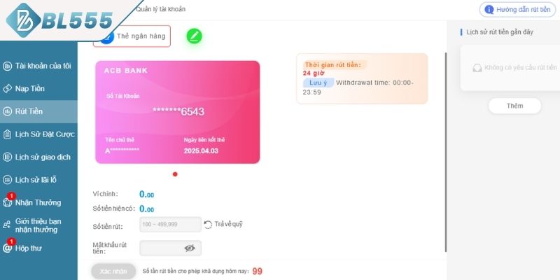 Truy cập vào hệ thống